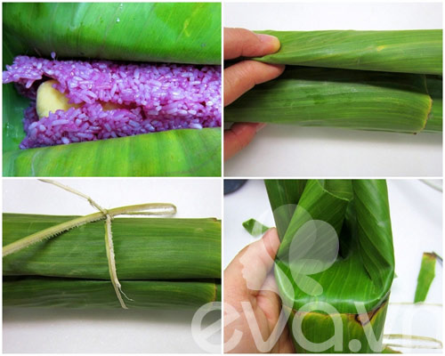 Ăn Tết với bánh tét lá cẩm - 11