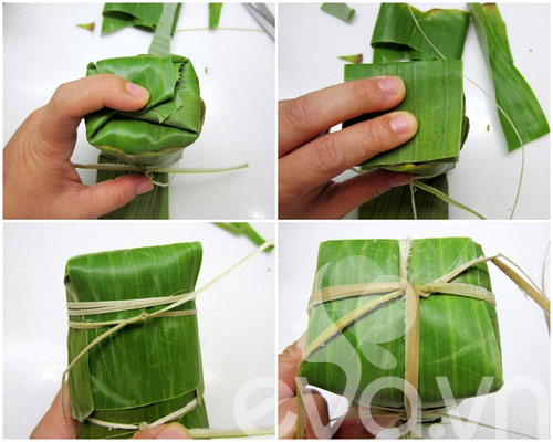 Ăn Tết với bánh tét lá cẩm - 12