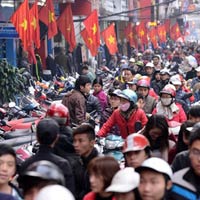 Thời trang công sở - Tắc nghẽn phố thời trang ngày sát Tết