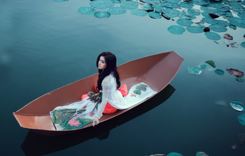 Hot girl Sài thành hoài cổ du xuân - 2