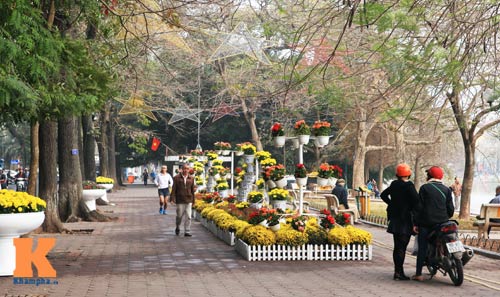 Hà Nội trang hoàng đón Tết Nguyên đán 2014 - 4