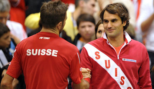 Federer, Murray đại thắng (V1 Davis Cup ngày 1) - 1