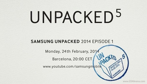 Galaxy S5 xác nhận ra mắt tại Unpacked ngày 24/2 - 1