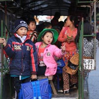 Tin tức trong ngày - Độc đáo: Ngựa "đưa đón" học sinh đến trường