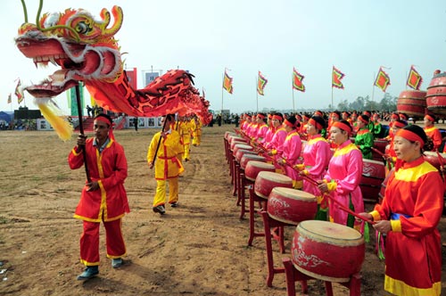 Tái hiện "vua cày ruộng" trong lễ hội Tịch điền - 4