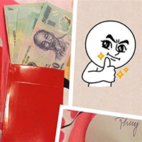 Bạn trẻ - Cuộc sống - Giới trẻ khoe lì xì "khủng" ngày Tết