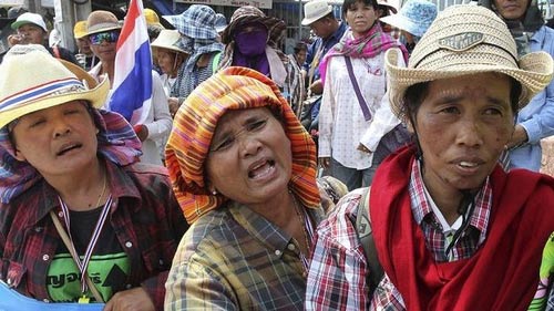 Chính phủ Thái Lan có nguy cơ bị nông dân lật đổ - 1