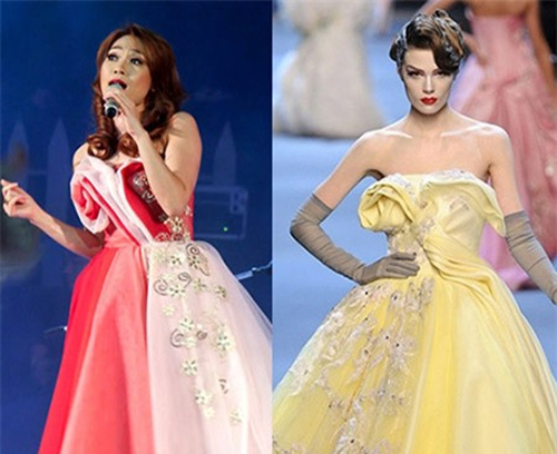 Sao Á Âu rườm rà với váy áo "giấy gói quà" - 8