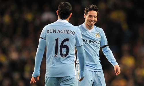 Man City đón tin vui từ Aguero và Nasri - 1