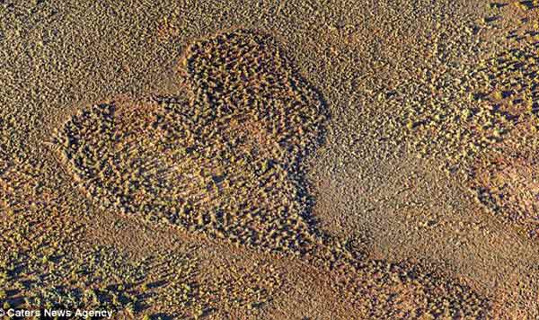 Hình trái tim khổng lồ ở lòng hồ xanh biếc - 6