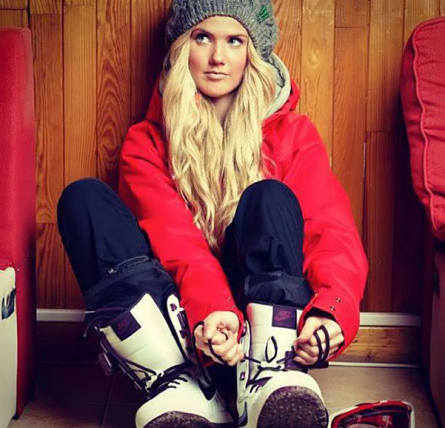 Người đẹp trượt tuyết Silje Norendal, 20 tuổi đến từ Na Uy được coi là một trong những mỹ nhân của Thế vận hội Sochi 2014

