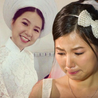 Ngôi sao điện ảnh - Quỳnh Anh "Mắt ngọc" bật khóc trong ngày cưới