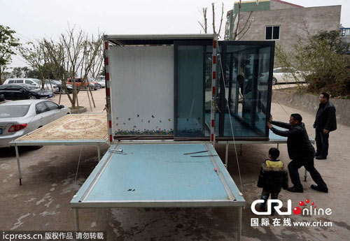 Ảnh: Nhà di động độc đáo ở Trung Quốc - 7