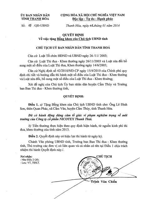 Chôn thuốc sâu: Người tố chưa nhận được bằng khen - 2