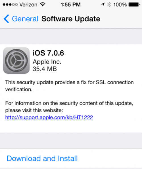 Apple tung bản cập nhật mới cho iOS 6 và iOS 7 - 1
