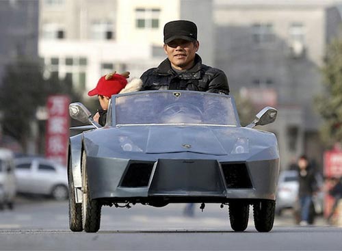 Chế “siêu xe” thể thao từ phế liệu - 6