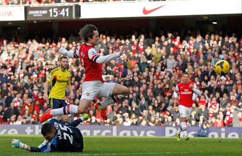 Arsenal: Rosicky thay Ozil, tại sao không? - 2