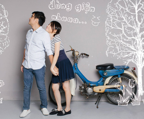 Ảnh cưới tinh nghịch của Quỳnh Anh (Mắt Ngọc) - 4