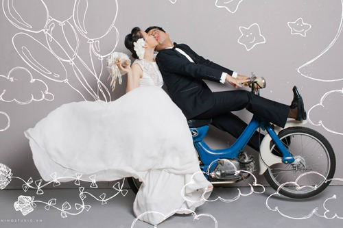 Ảnh cưới tinh nghịch của Quỳnh Anh (Mắt Ngọc) - 13