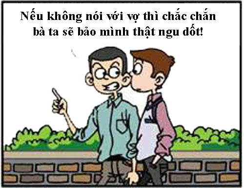 Truyện tranh: Nói xấu vợ, đừng có sợ! - 2