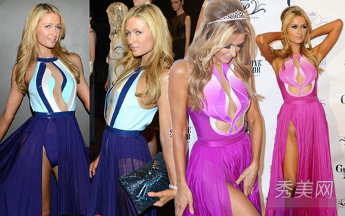 Paris Hilton bị chê thiếu vải và sến sẩm - 4