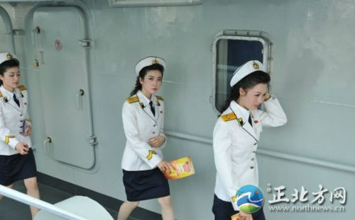 Xinh như mộng dàn nhạc nữ hải quân Triều Tiên - 14
