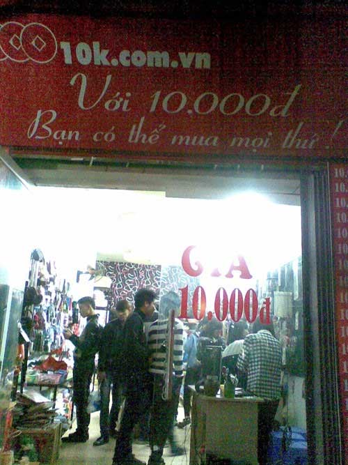Shop đồng giá 10.000 đồng bán chạy hàng TQ - 3