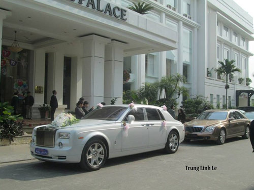 Dàn xe khủng trong đám cưới ở Thái Bình - 1
