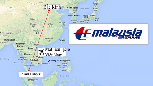 Malaysia: Máy bay chở 227 hành khách mất tích - 1