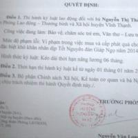 Tin tức trong ngày - Bình Định: Ăn chặn tiền quà Tết của trẻ em nghèo