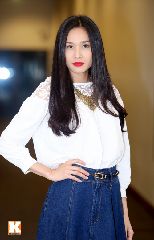 Dương Mỹ Linh tươi xinh đi cổ vũ Bằng Kiều - 5
