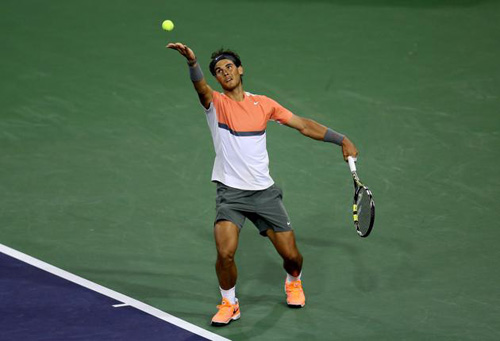 Nadal - Stepanek: Như "lên đồng" (V2 Indian Wells) - 1