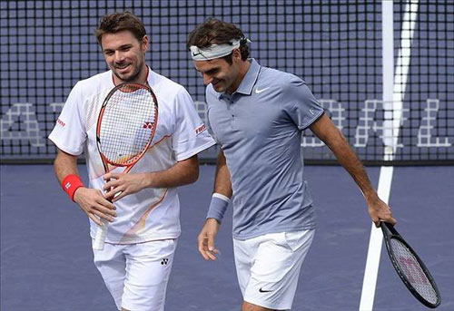Federer “song kiếm hợp bích” với Wawrinka - 1