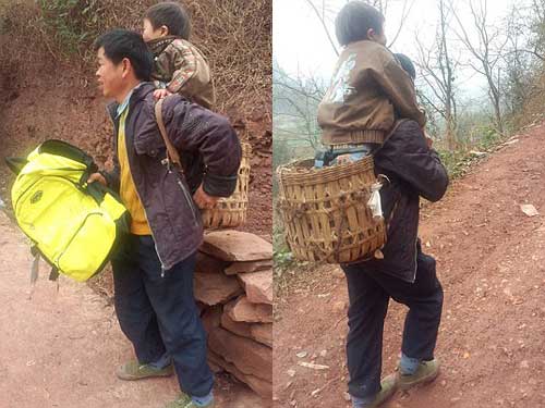 TQ: Cha cõng con 30 km đến trường mỗi ngày - 2