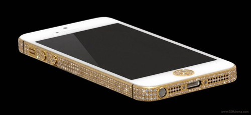 iPhone 5 nạm vàng, kim cương giá triệu đô - 1