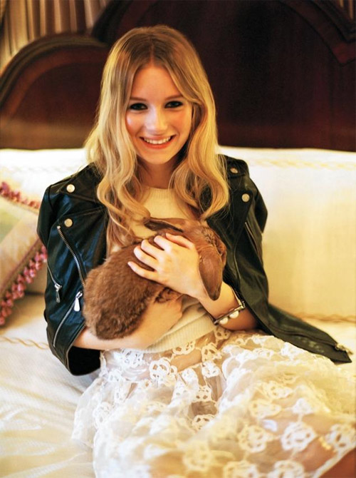 Cô đào Mỹ ngượng chín mặt vì váy xẻ hiểm - 6