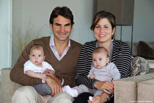 Federer chuẩn bị đón thêm... một cặp song sinh? - 1