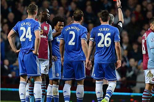 Chelsea: 3 thẻ đỏ & vị đắng ở Villa Park - 1