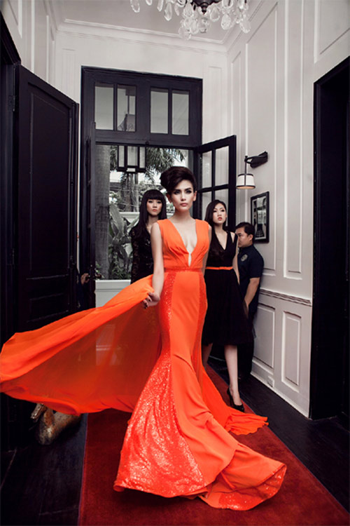 Mê mẩn với váy đuôi cá quyến rũ của mỹ nhân - 7