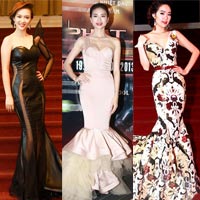 Người mẫu - Hoa hậu - Mê mẩn với váy đuôi cá quyến rũ của mỹ nhân