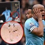 Bóng đá - Bị đuổi, Kompany đạp nứt tường sân của Hull