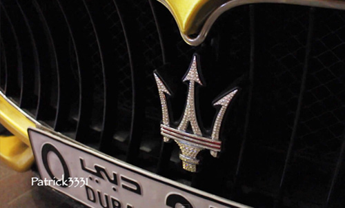 Cận cảnh Maserati GranTurismo bọc vàng, đính pha lê - 2