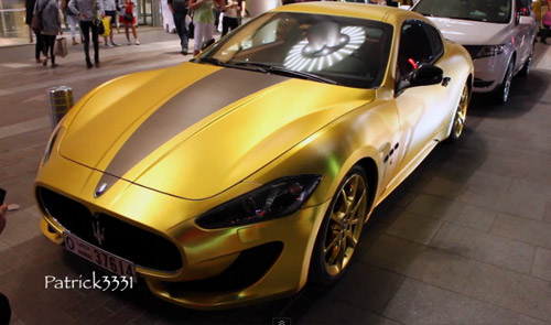 Cận cảnh Maserati GranTurismo bọc vàng, đính pha lê - 3