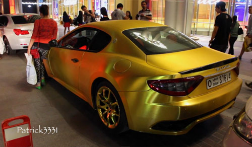 Cận cảnh Maserati GranTurismo bọc vàng, đính pha lê - 5