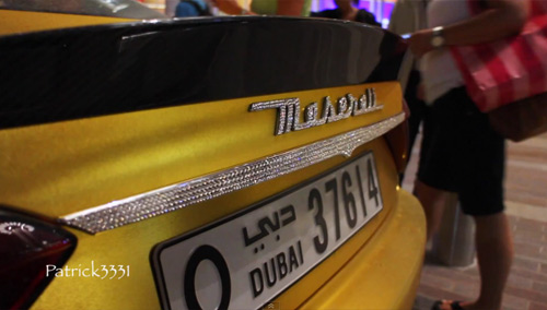 Cận cảnh Maserati GranTurismo bọc vàng, đính pha lê - 7