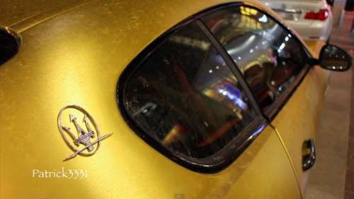 Cận cảnh Maserati GranTurismo bọc vàng, đính pha lê - 8