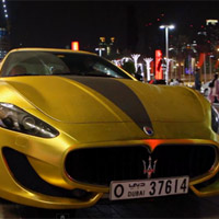 Ô tô - Xe máy - Cận cảnh Maserati GranTurismo bọc vàng, đính pha lê