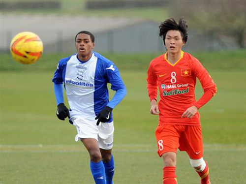 U19 VN thua khi Birmingham dùng đội hình U21 - 3