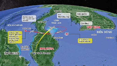 Diễn biến chính trong cuộc truy tìm MH370 - 1