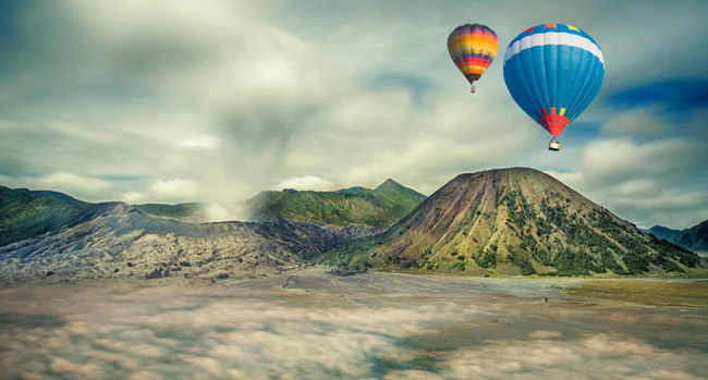 2. Quần thể núi lửa Bromo nằm ở phía Đông đảo Java (Indonesia).&nbsp;
